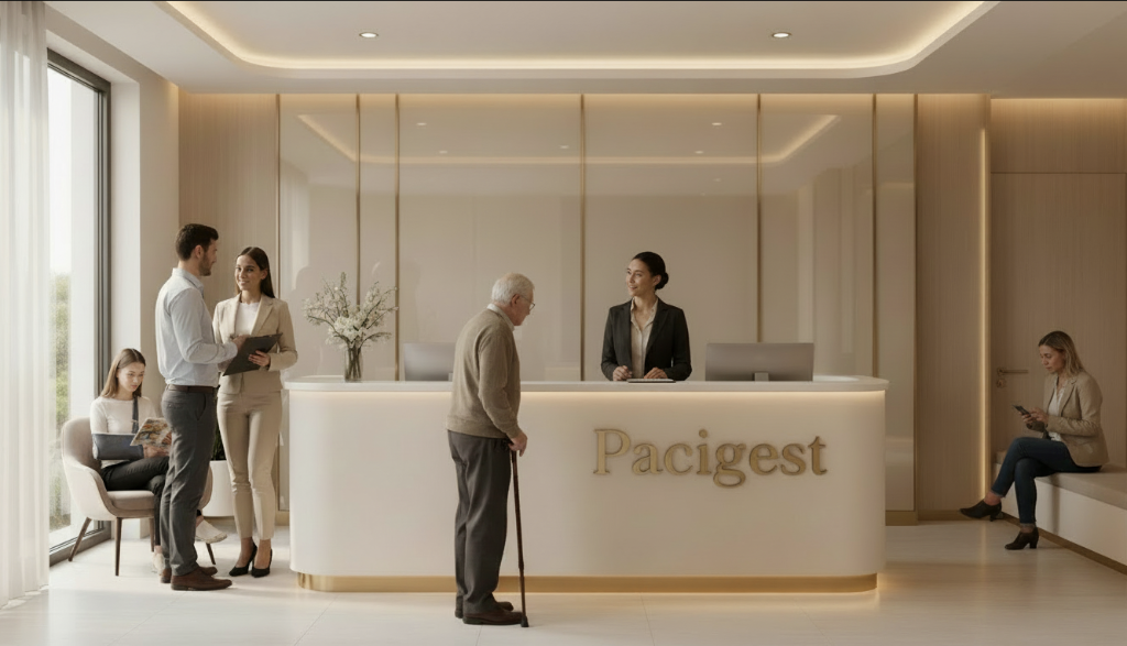 Recepción médica Pacigest